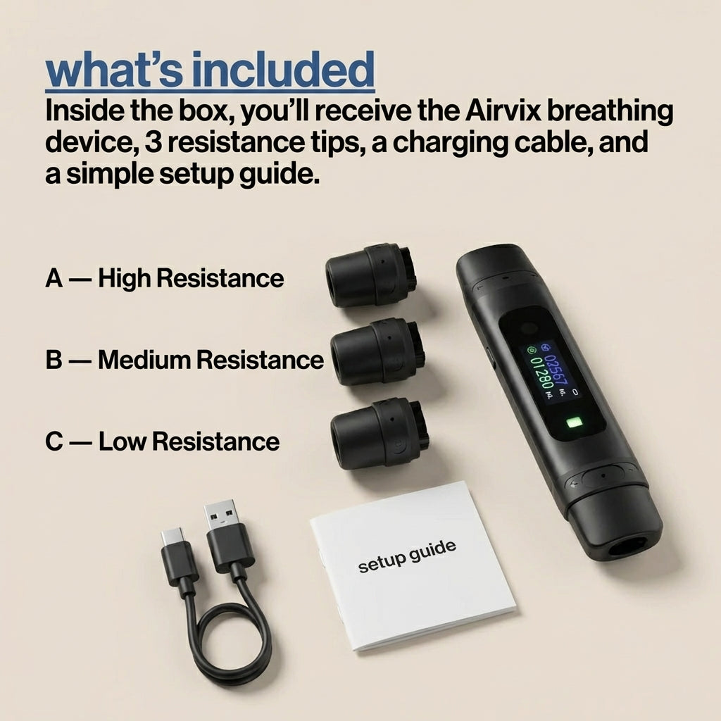 Airvix – Breathing Training Device