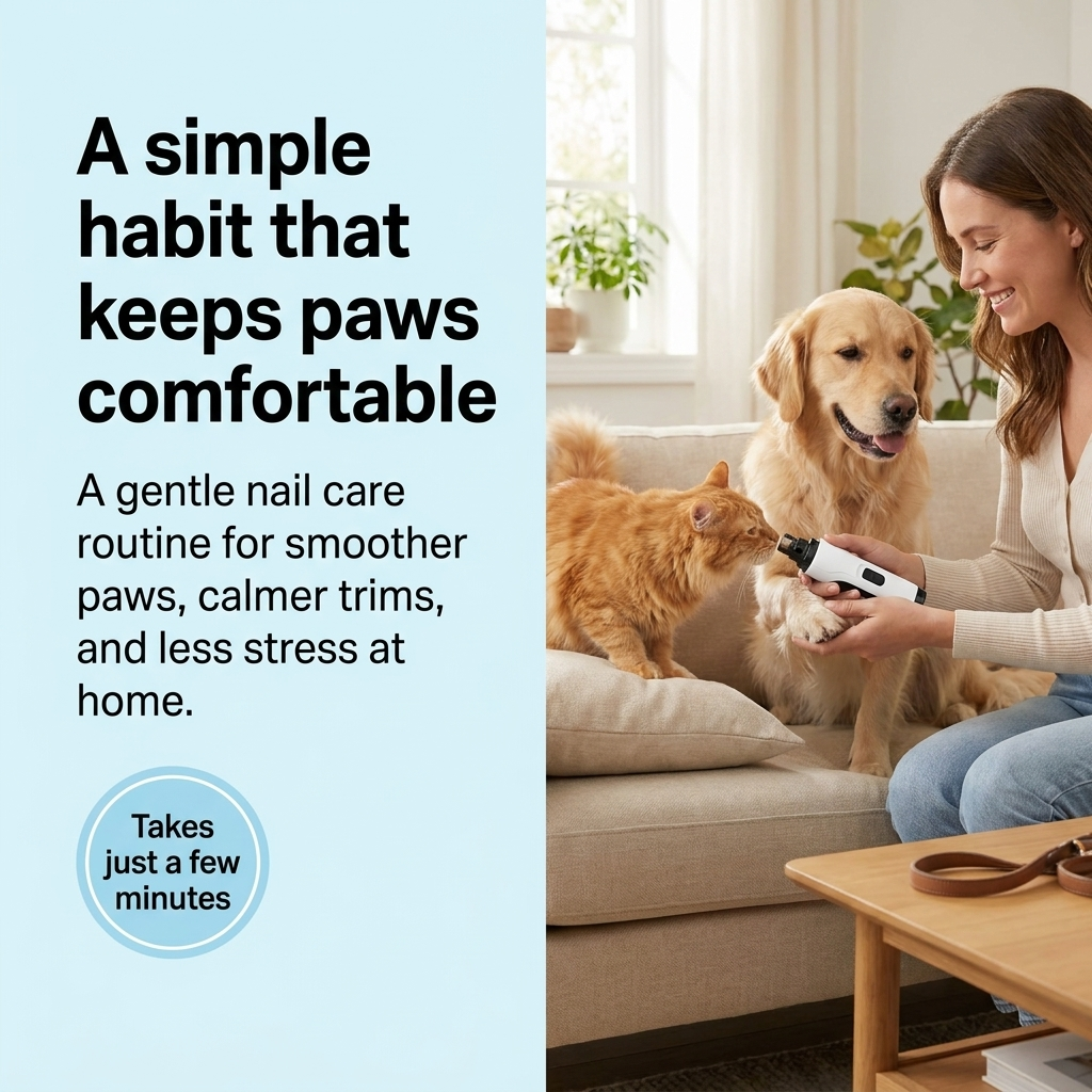 PawWhisper – Quiet Pet Nail Grinder